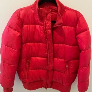 Gap Red Puffer Jacket